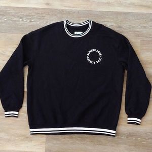 Goodfellow & Co Men's Pullover Graphic Sweatshirt Black Size L